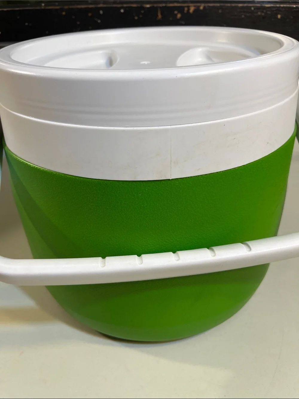 Coleman Green and White Party Stacker Beverage Cooler